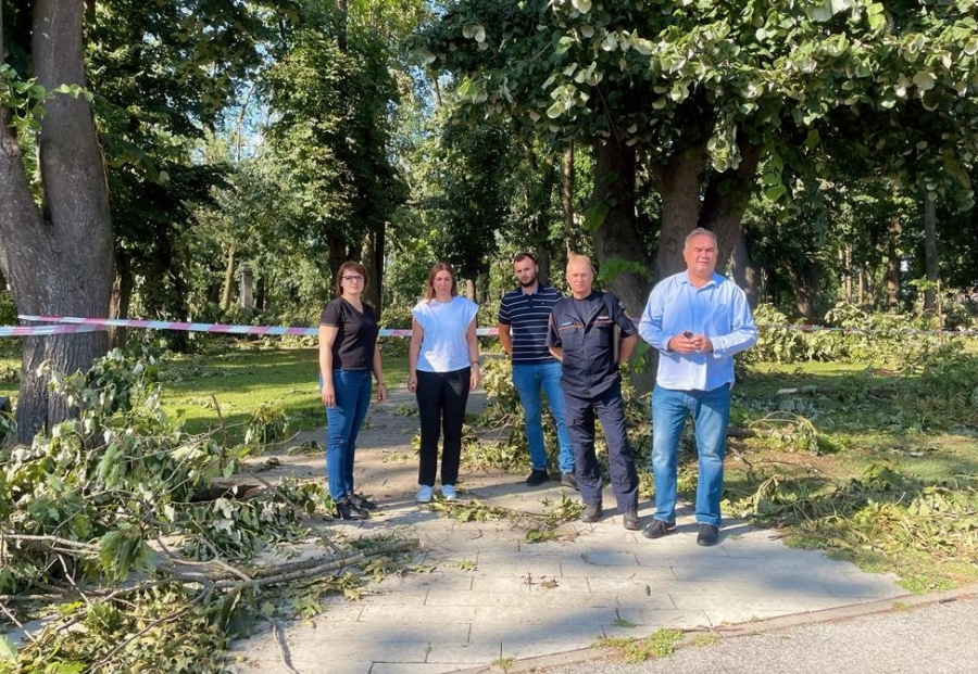 Županica Jozić obišla područja stradala u olujnom nevremenu: „Elementarna nepogoda bit će proglašena kroz par dana“