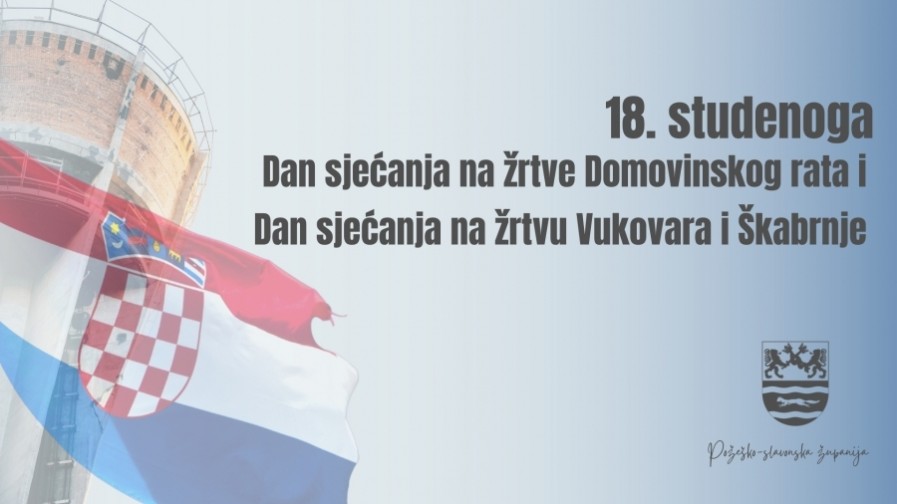 Poruka županice Antonije Jozić povodom Dana sjećanja na žrtve Domovinskog rata i Dana sjećanja na žrtvu Vukovara i Škabrnje
