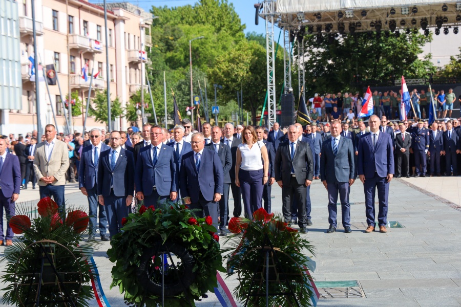 Županica Jozić na obilježavanju Dana pobjede i domovinske zahvalnosti, Dana hrvatskih branitelja i 29. obljetnice vojno-redarstvene operacije Oluja 