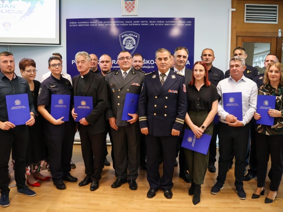 Povodom Dana policije pohvaljeni zaslužni djelatnici Policijske uprave požeško-slavonske