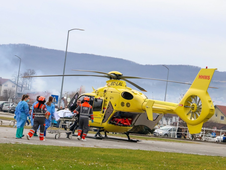 Prva intervencija tima Helikopterske hitne medicinske službe u Požegi