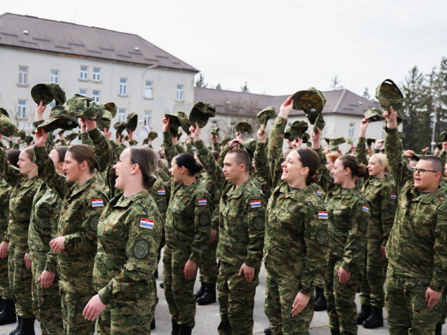 U Požegi prisegnuo prvi naraštaj ročnika nakon ponovnog uvođenja obveznog vojnog roka