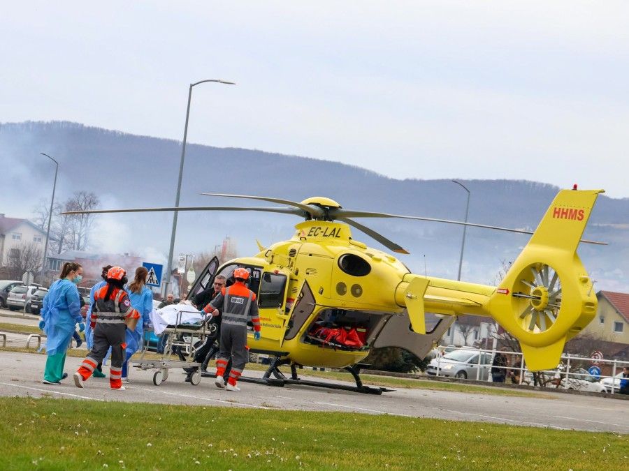 Prva intervencija tima Helikopterske hitne medicinske službe u Požegi