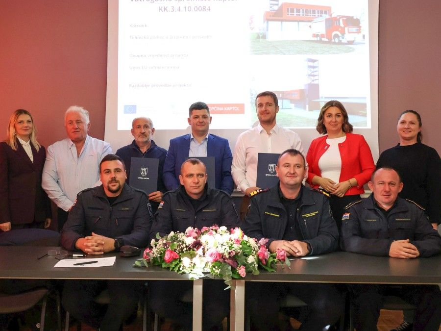 Kaptolački vatrogasci dobivaju novo spremište vrijedno gotovo 2 milijuna eura