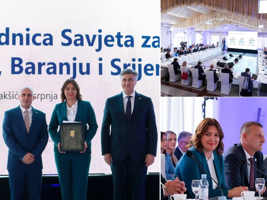Na sjednici Savjeta za Slavoniju, Baranju i Srijem uručena Odluka o financiranju Regionalnog distribucijskog centra za voće i povrće